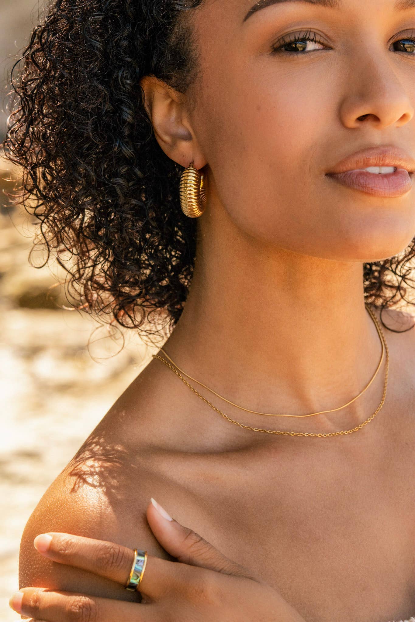 Carmen Hoop Earrings 