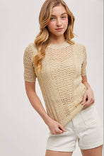 Load image into Gallery viewer, Open Knit Top
