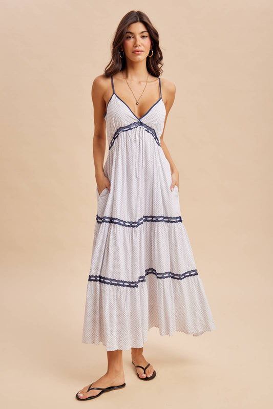 Cotton Lace Maxi Dress