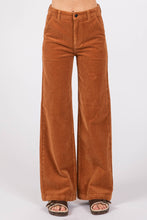 Load image into Gallery viewer, LTJ Camel Corduroy Wide Leg Jeans
