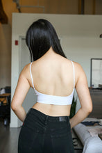 Load image into Gallery viewer, White Basic Low Back Bralette Leto Accessories
