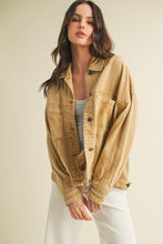 Load image into Gallery viewer, Back Pleated Jacket Mustard Seed
