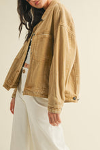 Load image into Gallery viewer, Back Pleated Jacket Mustard Seed
