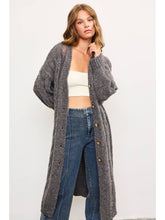 Load image into Gallery viewer, Charcoal Cardigan

