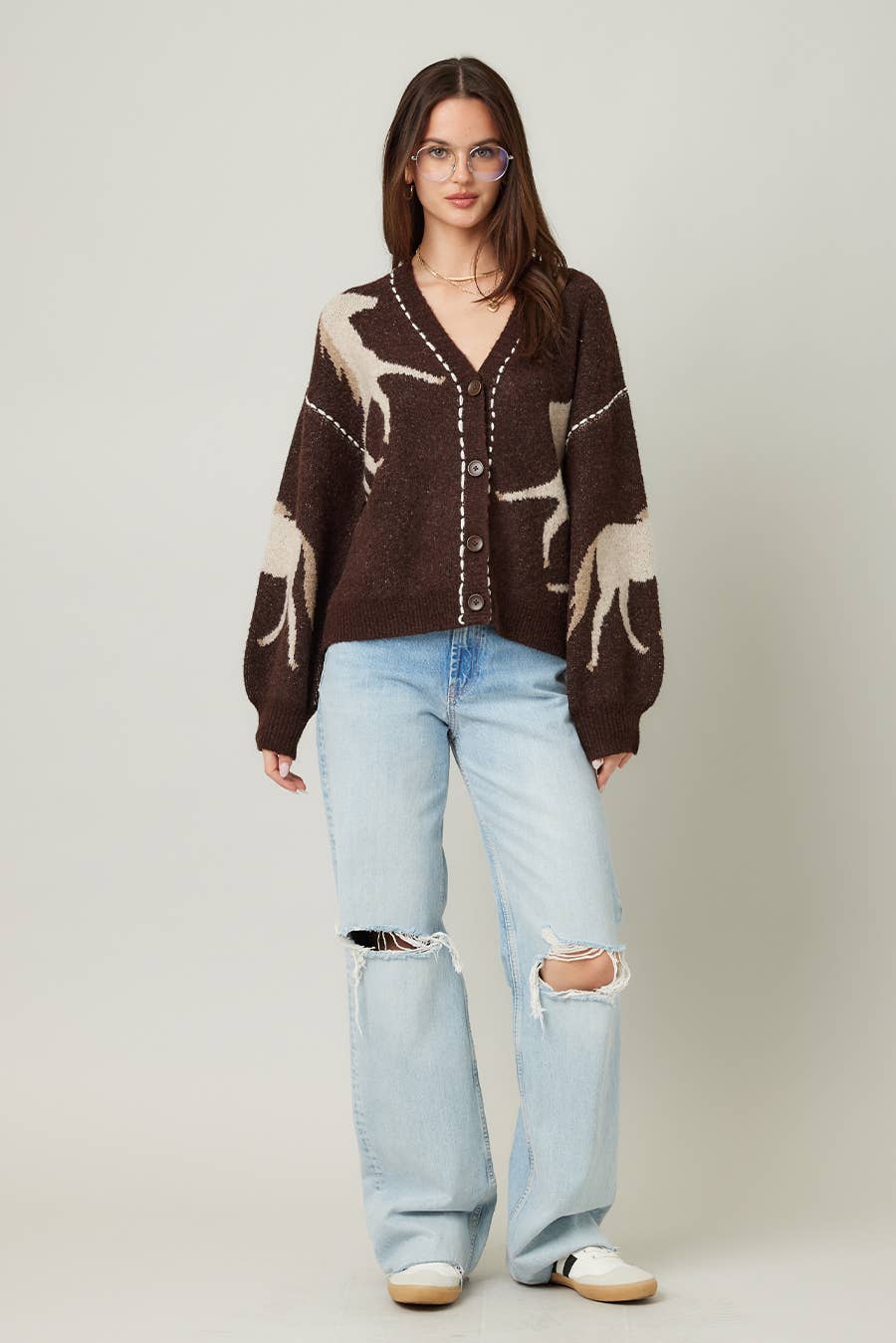 Chocolate Horse Cardigan
