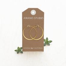 Load image into Gallery viewer, 1.5&quot; Classic Hoop Earrings Amano Studio
