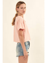Load image into Gallery viewer, Blush Cropped Tee

