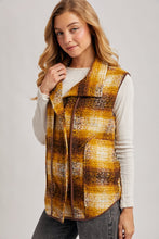 Load image into Gallery viewer, Mustard Flannel Vest BluIvy
