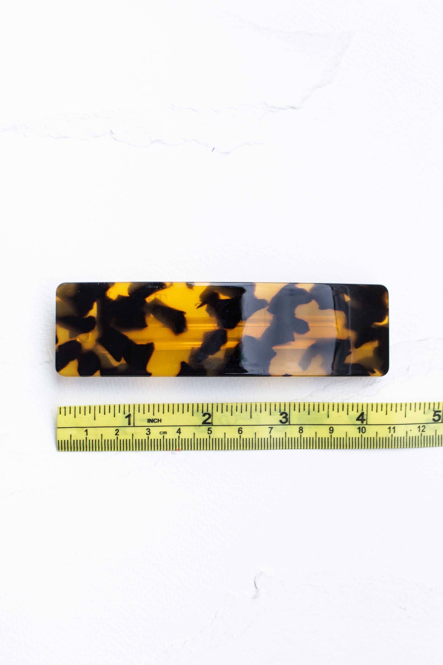 Classic Rectangular Cellulose Acetate Hair Barrettes