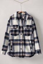 Load image into Gallery viewer, Plaid Button-Down Jacket
