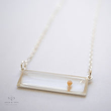 Load image into Gallery viewer, Mustard Seed Bar Necklace

