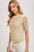 Load image into Gallery viewer, Open Knit Top
