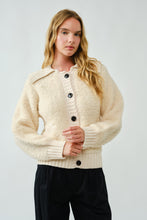 Load image into Gallery viewer, Cream Boucle Cardigan
