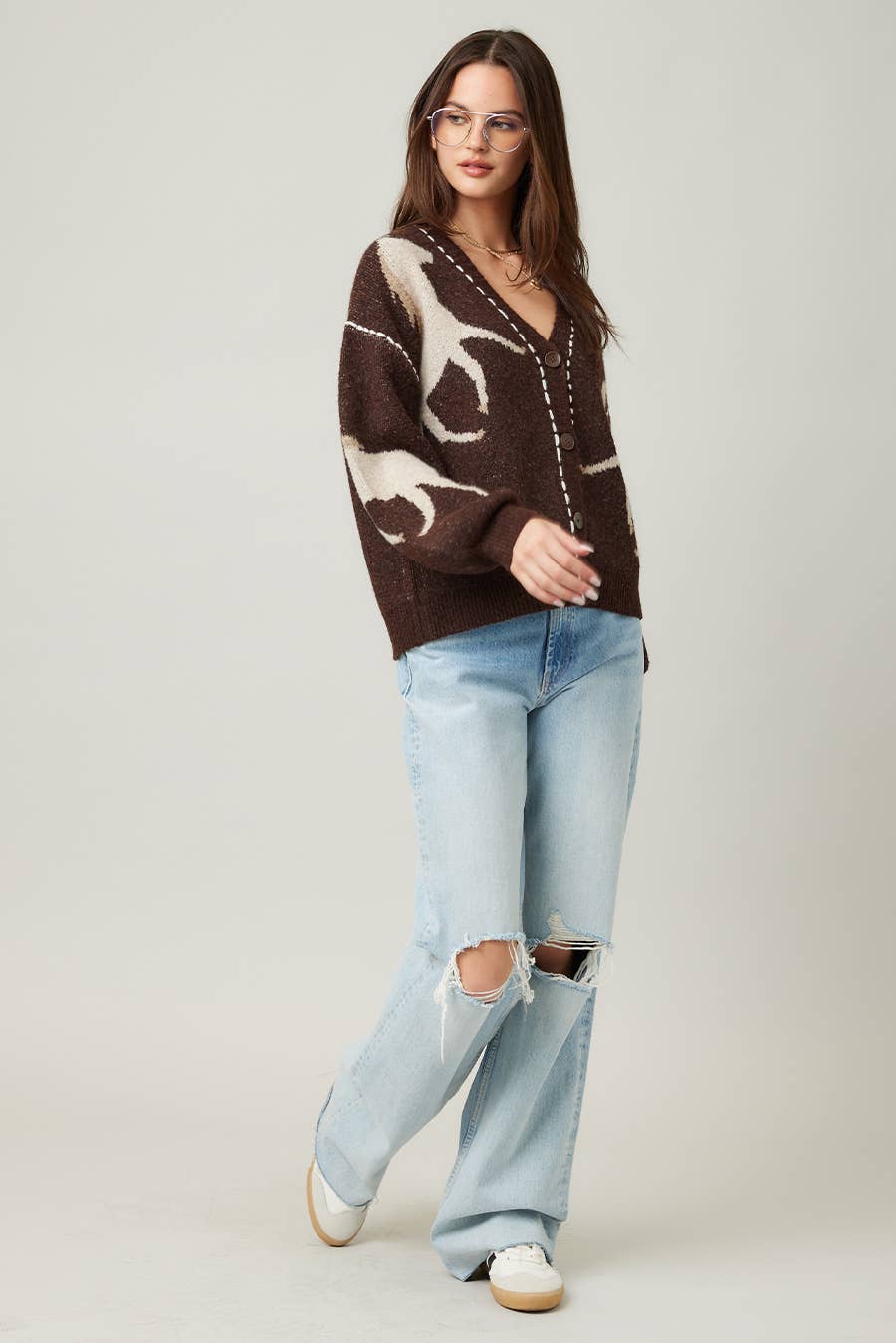 Chocolate Horse Cardigan