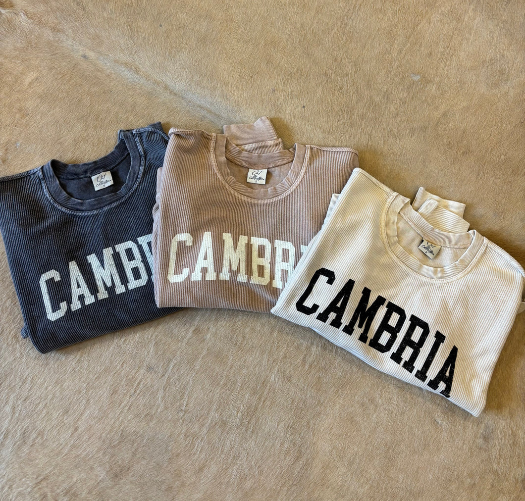 Cambria Cropped Pullover oat collective
