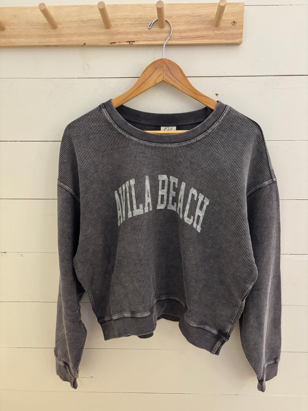 Avila Beach Cropped Pullover oat collective