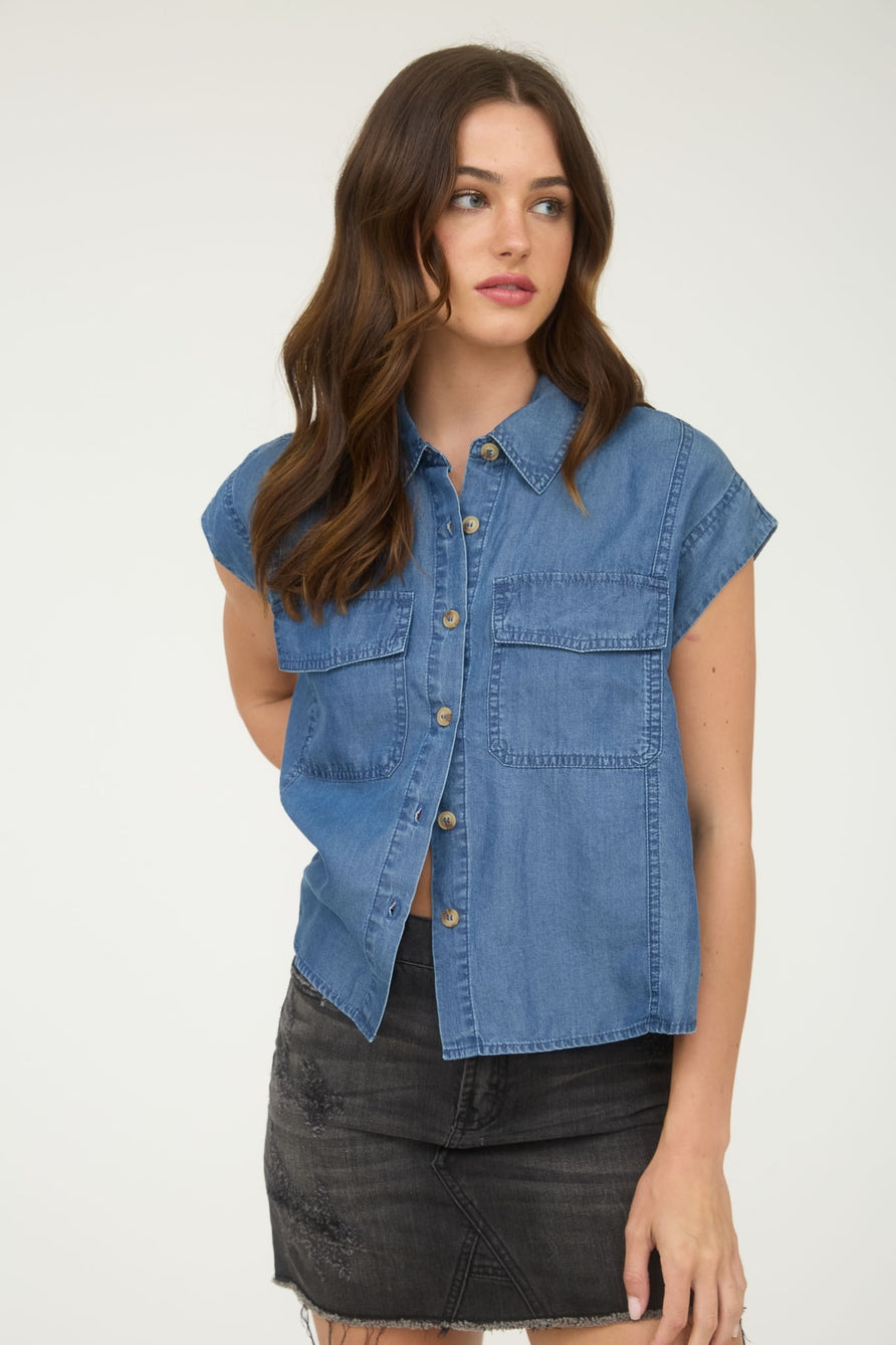 Dark Chambray Shirt
