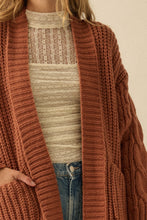Load image into Gallery viewer, Sunburn Chunky Cable Knit Cardigan
