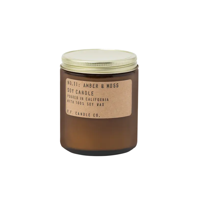 Amber & Moss - 7.2 oz Standard Soy Candle Bounding Main