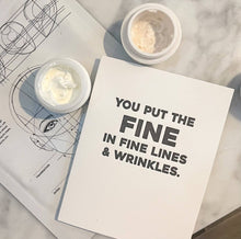 Load image into Gallery viewer, Fine Lines - Birthday Card
