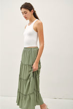 Load image into Gallery viewer, Spruce Tiered Maxi Skirt
