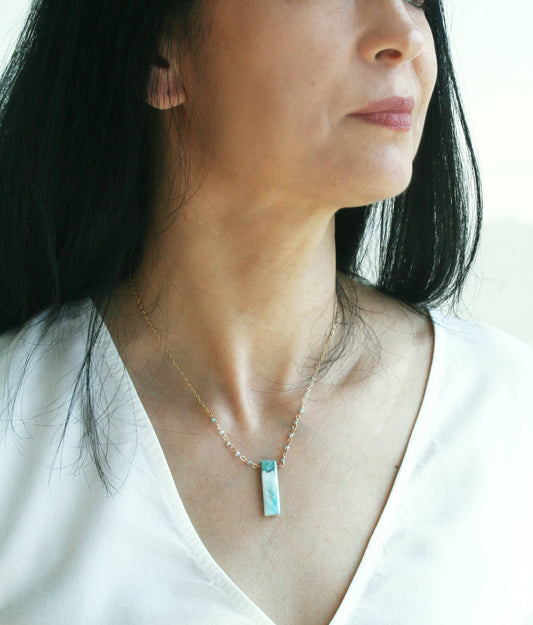 Larimar Necklace