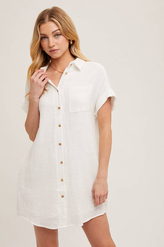 Button Up Shirt Dress
