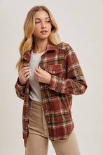 Load image into Gallery viewer, Button Down Plaid Shacket
