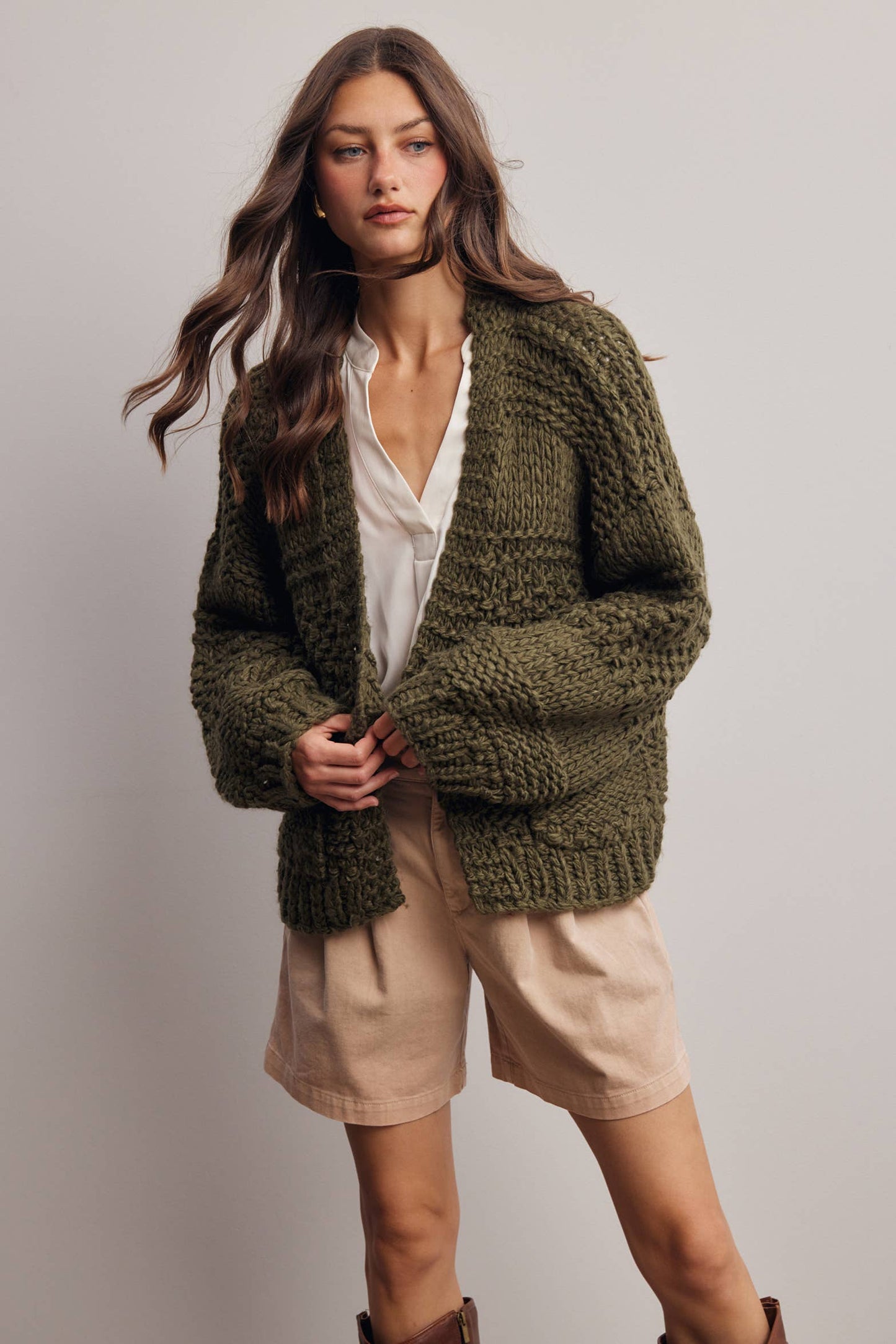Handmade Chunky Knit Cardigan