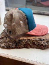 Load image into Gallery viewer, Turquoise Avila Trucker Hat
