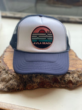 Load image into Gallery viewer, Navy Blue Avila Trucker Hat
