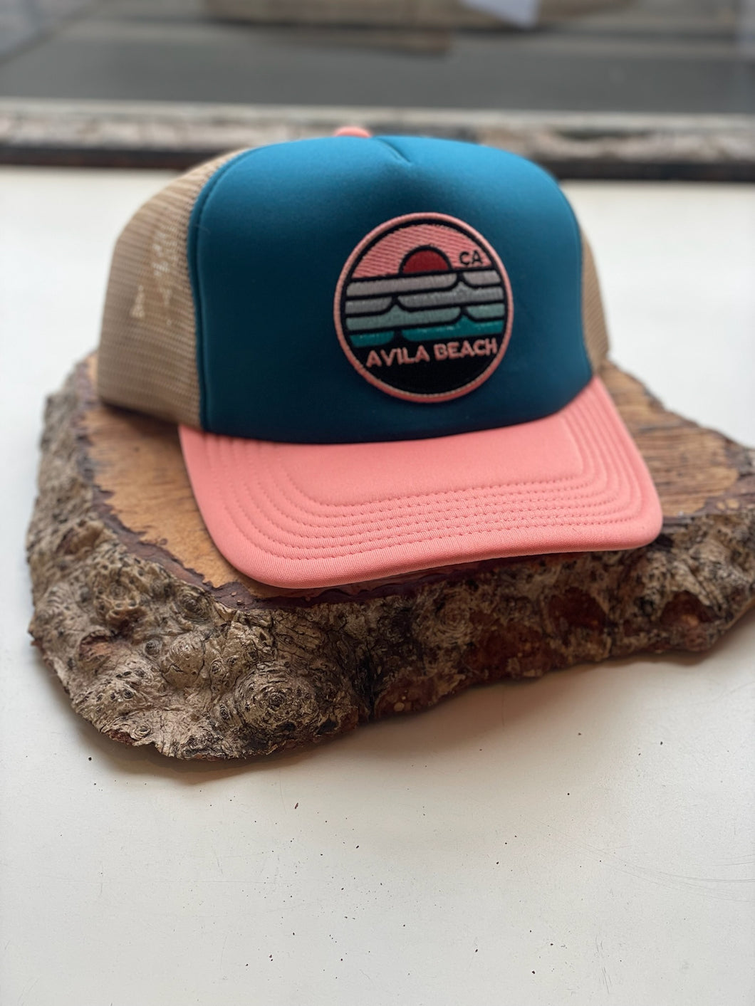 Turquoise Avila Trucker Hat