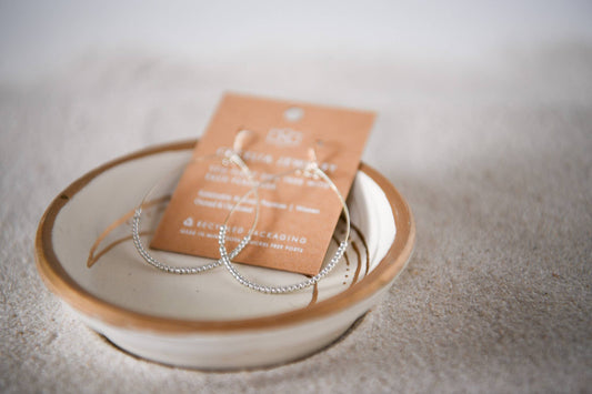 Silver Teardrop Earrings 