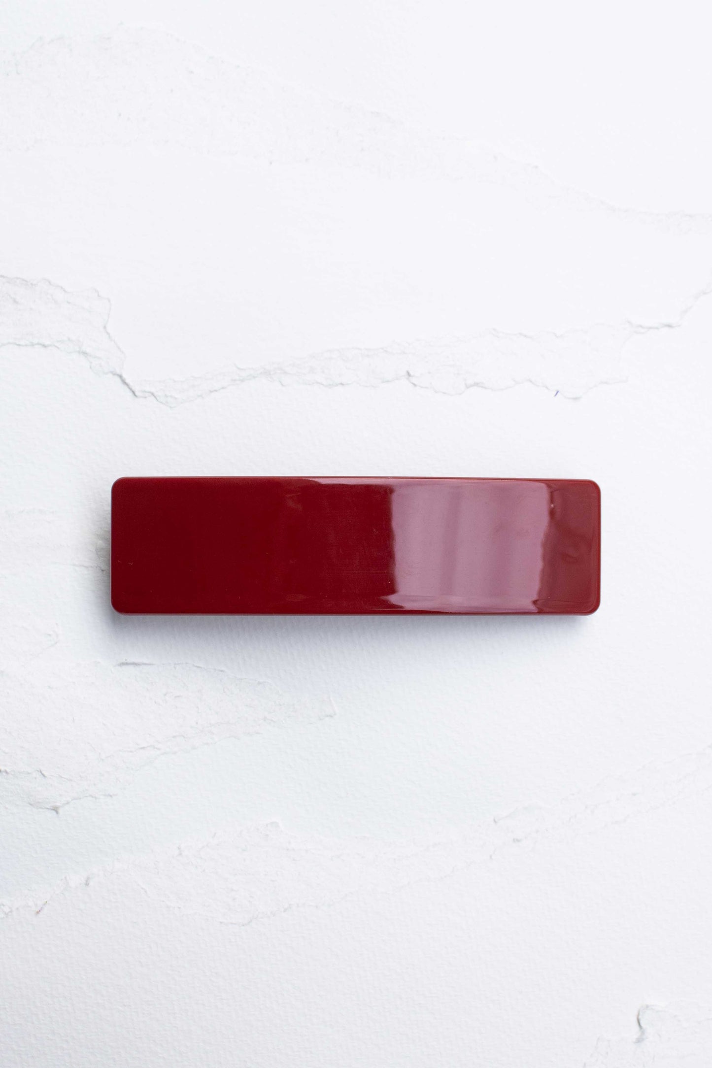 Classic Rectangular Cellulose Acetate Hair Barrettes