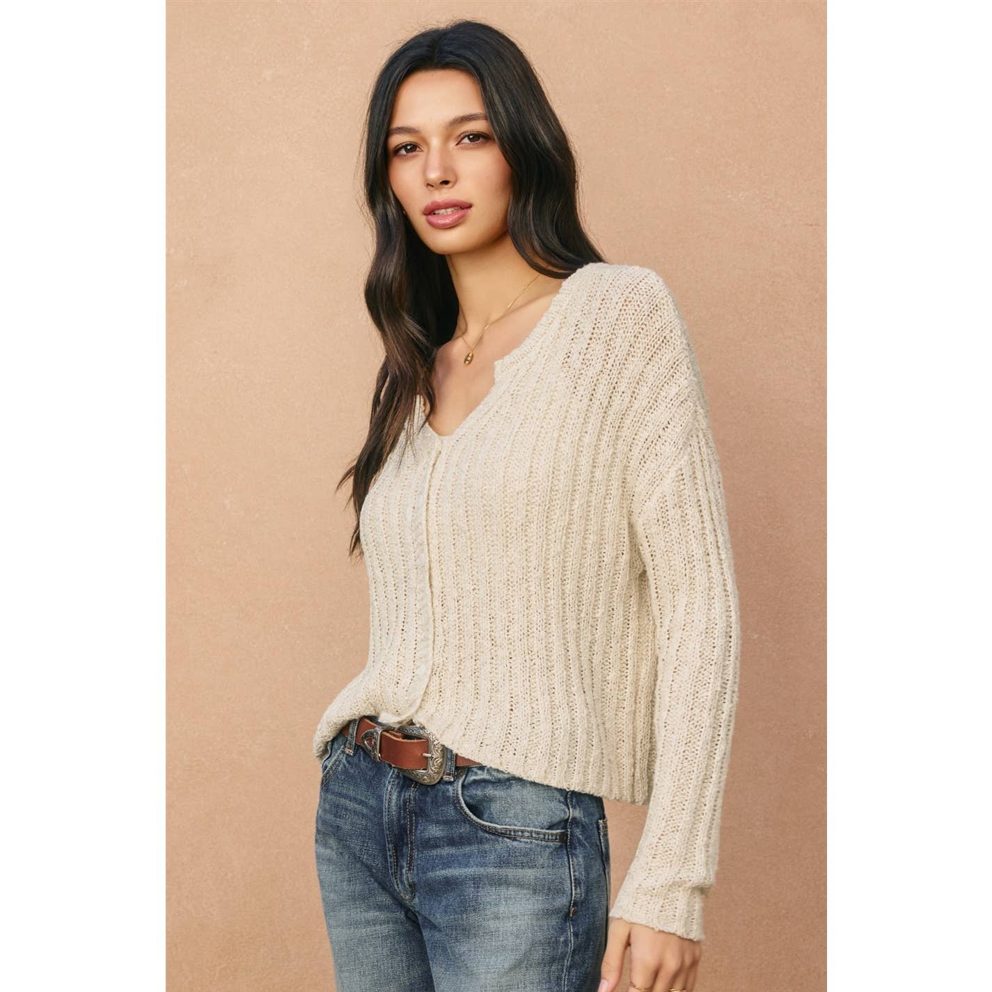 Lily Veil Button Down Cardigan