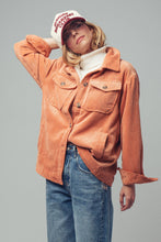 Load image into Gallery viewer, Oversized Sherpa Lined Corduroy Shacket
