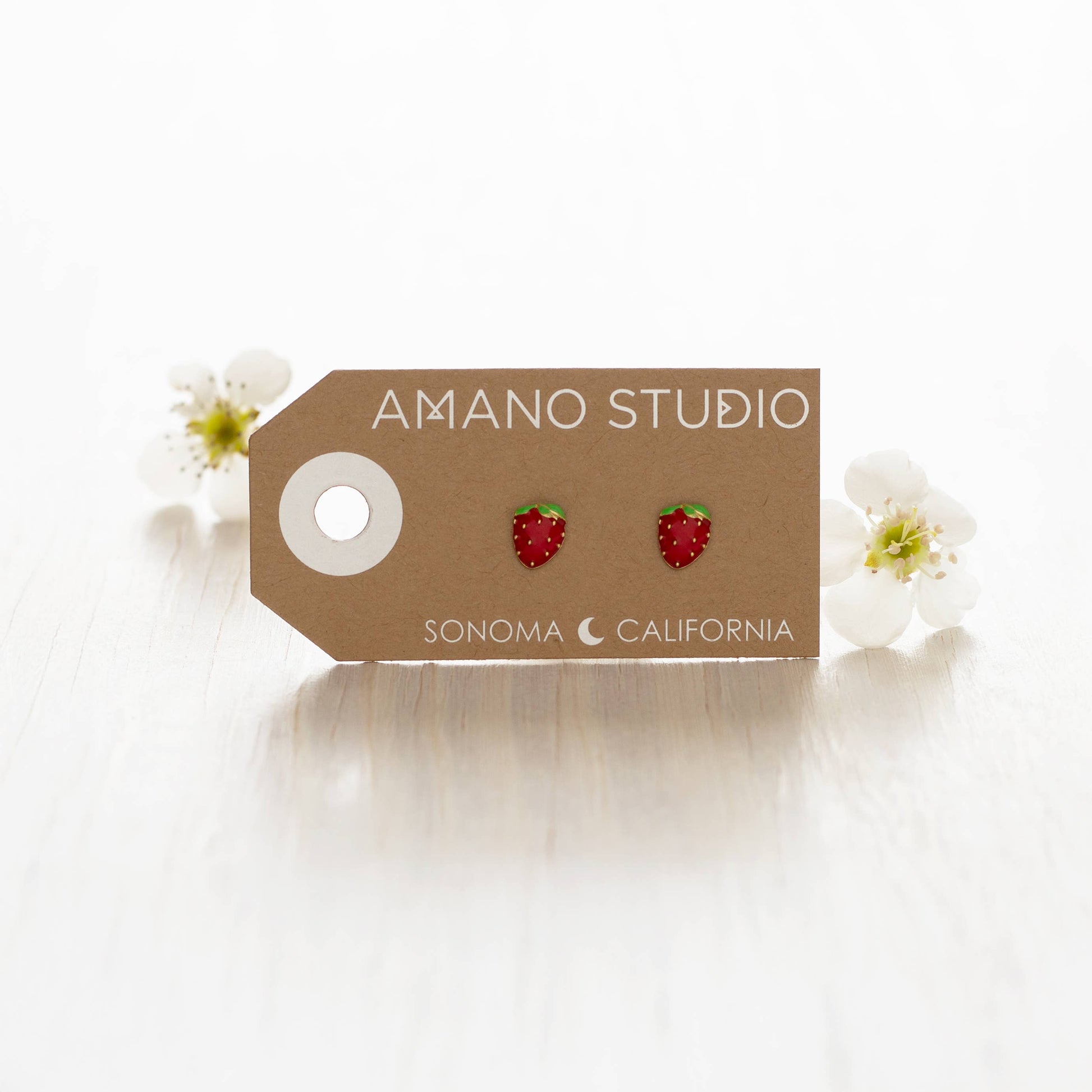 Strawberry Stud Earrings 