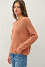Load image into Gallery viewer, Crochet Sweater With Flower Accents
