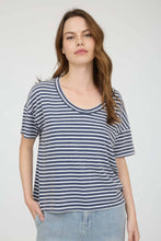 Load image into Gallery viewer, Striped Short Sleeve Tee
