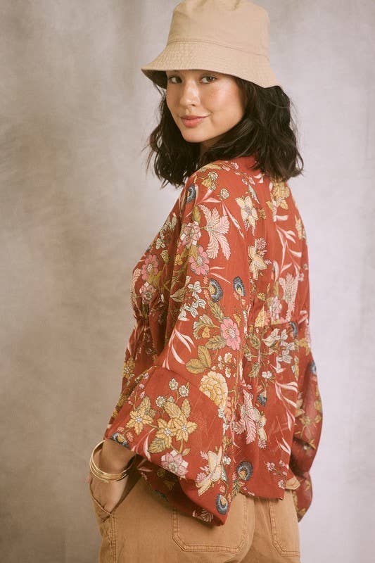 Chiffon Lurex Top