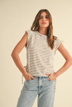 Load image into Gallery viewer, Striped Muscle Style Tank Top
