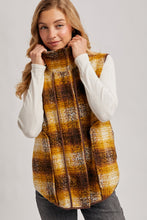 Load image into Gallery viewer, Mustard Flannel Vest BluIvy
