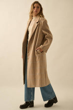 Load image into Gallery viewer, Paid Herringbone Tweed Coat
