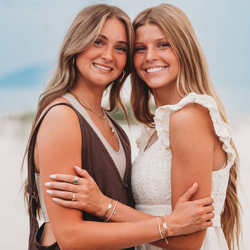 "Forever Friends" Nutral Sun Friendship Hair Tie Bracelets 