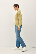 Load image into Gallery viewer, Ribbed Raw Seam Cardigan
