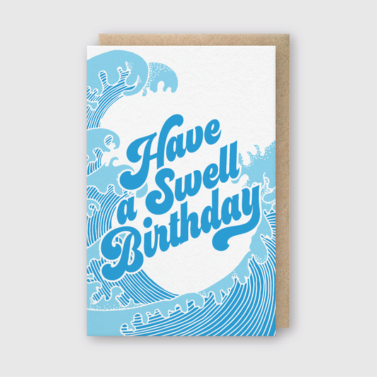 Swell Birthday Card 