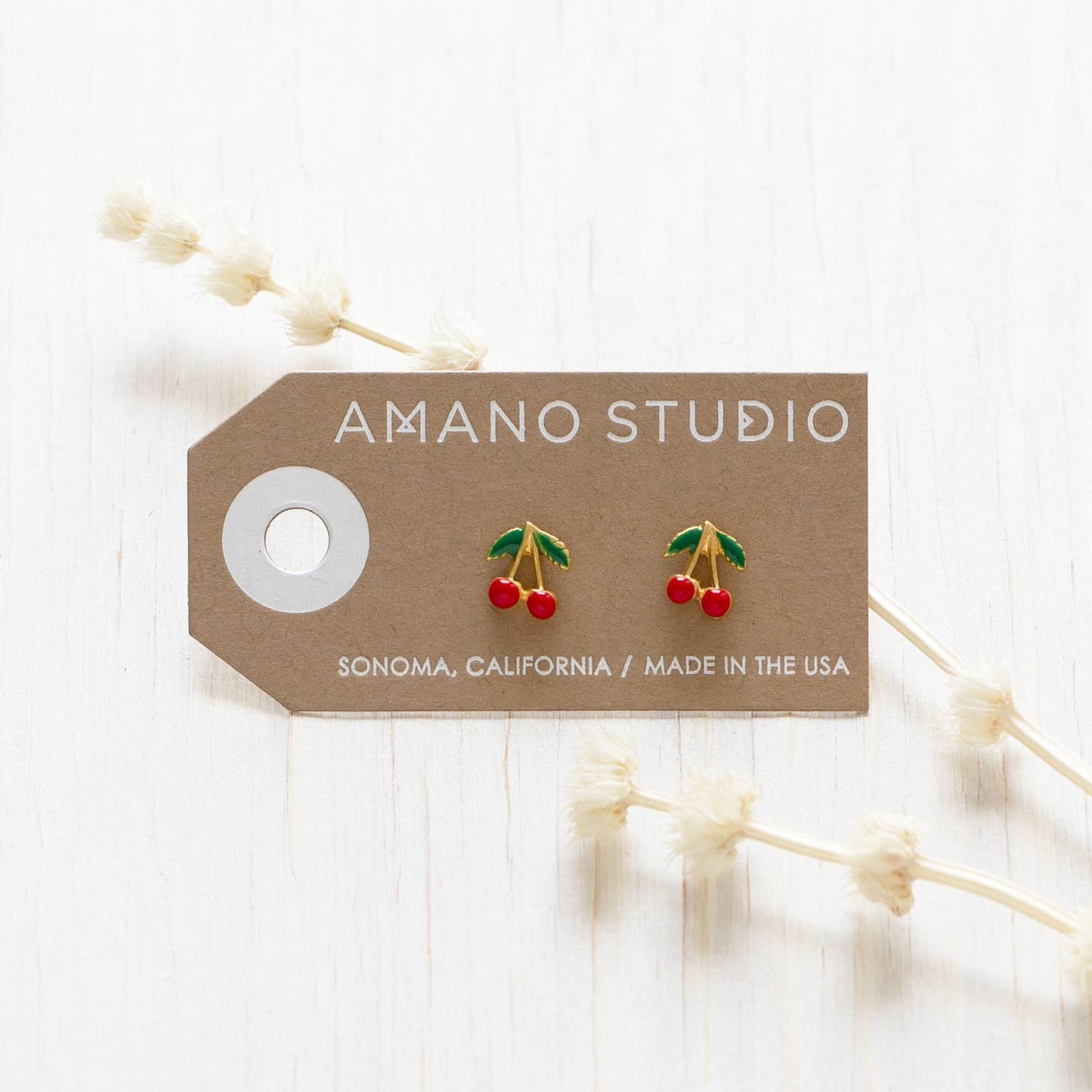 Cherry Stud Earrings 