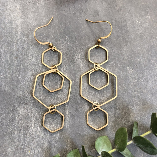 The Maury Earrings GeoMetricGem
