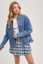 Load image into Gallery viewer, Oversized Denim Jacket
