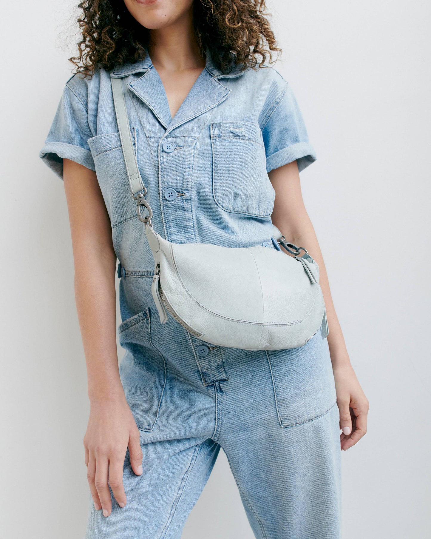 Crosby Handcrafted Leather Sling/Crossbody Bags: Camel